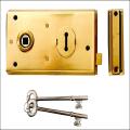 Yale P401 Rim Lock Polished Brass Finish