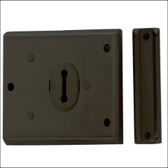 Yale P402 Rim Lock Black Finish 102x76mm Visi