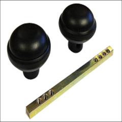 Yale P405 Rim Knob Black Finish