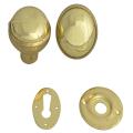 Yale P405 Rim Knob Polished Brass Finish