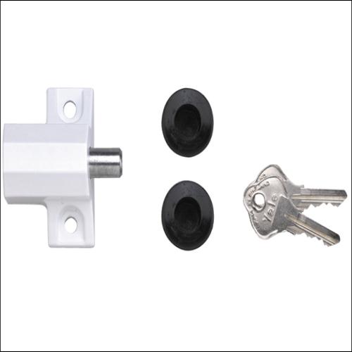 Yale P114 Patio Doorlock White Finish Visi-pa