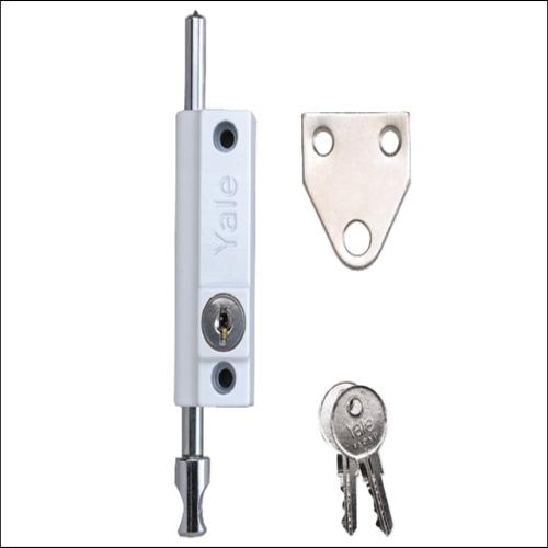 Yale P124 Door Push Bolt White Finish Visi