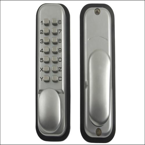 Yale Pdl02sc Pushbutton Doorlock Chrome Finis
