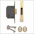 Yale Pm552 5 Lever Deadlock Smooth Brass 3